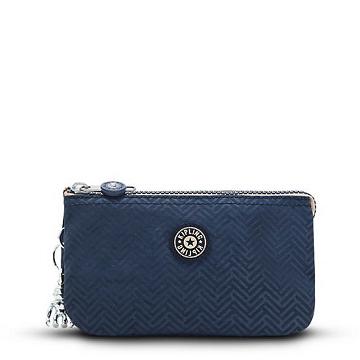 Kipling Creativity Large Pouch Taske Blå | DK 2086KO